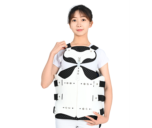 SH-007 可调式胸腰椎固定支具（高位加固型 蓝白色）
