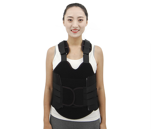 SH-005可调胸腰椎固定支具（加热塑型款黑色II型）