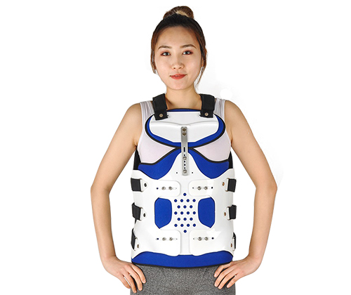 SH-009-1 可调式胸腰椎固定支具（高位透气型 蓝白色）