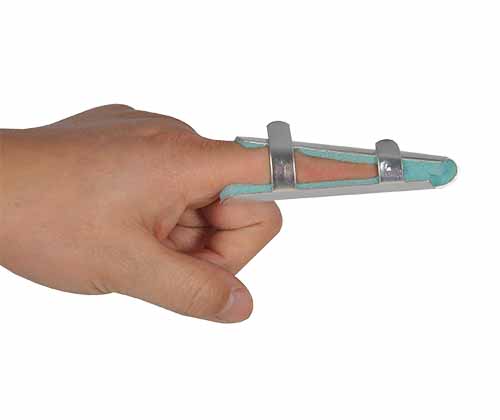 SH-272 铝合金指骨夹板护指两片型